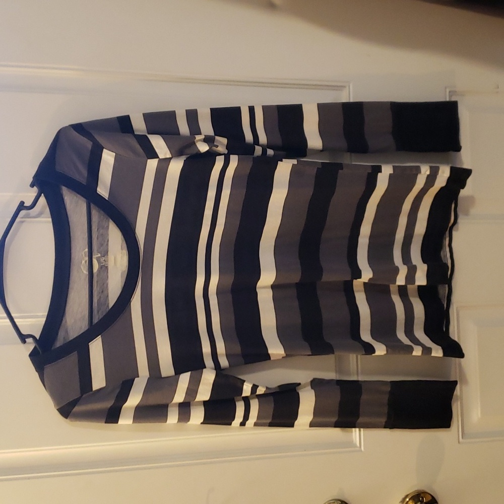 3/$10 OP Striped Long Sleeved Top sz Lg